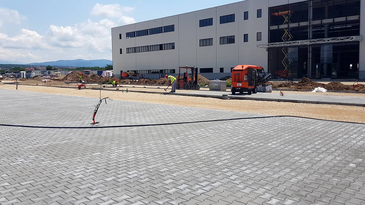 Parterno uređenje fabrike XingYu u Nišu 2020